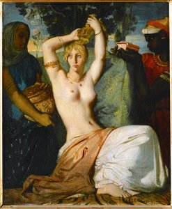 A casa de banho de Esther ... de Théodore Chassériau