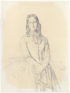 Retrato de Madame Gabrielle Marcotte de Quivières de Théodore Chassériau