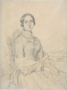 Retrato da Baronesa Chassériau de Théodore Chassériau