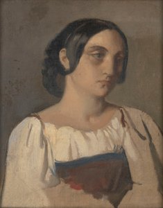 Retrato de uma mulher italiana de Théodore Chassériau