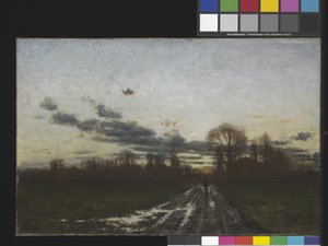 Nascer do sol (óleo sobre tela)