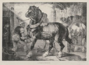 Um ferrador francês de Theodore Gericault