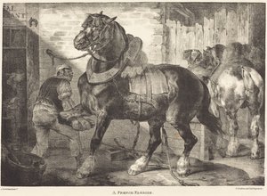 Um ferrador francês de Theodore Gericault