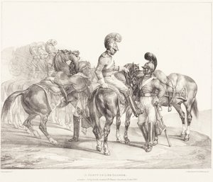 Uma equipa de nadadores-salvadores de Theodore Gericault
