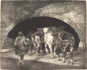 Cais de Adelphi de Theodore Gericault