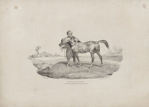 Um cavalo árabe de Theodore Gericault
