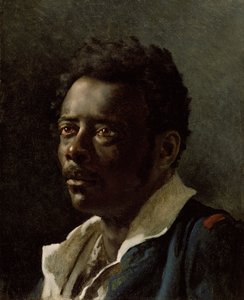 Homem negro (estudo de retrato)