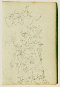 Batalha de cavalaria de Theodore Gericault