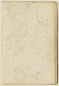 Escaramuça de cavalaria de Theodore Gericault