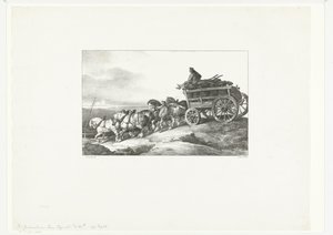O vagão de carvão de Theodore Gericault