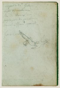 Estudo de figuras e inscrições de Theodore Gericault