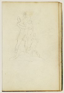 Grupo de três figuras de Theodore Gericault