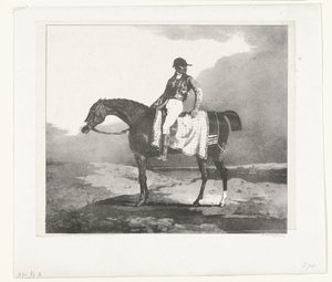 Jóquei num cavalo puro-sangue inglês de Theodore Gericault