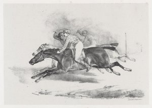 La Course (A Corrida) de Theodore Gericault