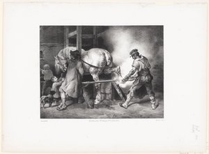 O Maréchal flamengo (O Ferreiro Flamengo) de Theodore Gericault