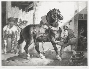 O Marechal francês (O Ferreiro Francês) de Theodore Gericault