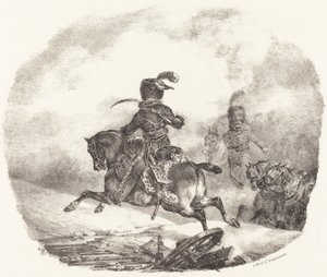 Oficial de Artilharia Leve da Guarda Imperial de Theodore Gericault