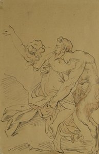 Ninfa e sátiro de Theodore Gericault
