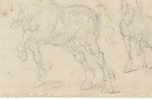 Estudos sobre cavalos de Theodore Gericault