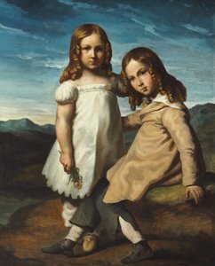 Retrato de Alfred e Elisabeth Dedreux, c.1818 de Theodore Gericault