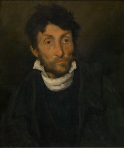Retrato de um cleptomaníaco de Theodore Gericault