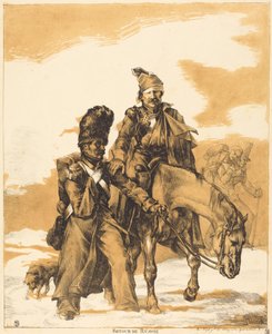 Retreat from Russia (Regresso da Rússia) de Theodore Gericault
