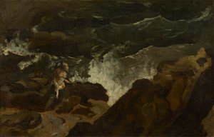 Naufrágio numa praia (A Tempestade) de Theodore Gericault