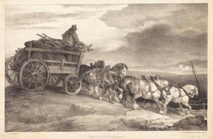 O Vagão de Carvão de Theodore Gericault