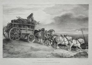 O Vagão de Carvão de Theodore Gericault
