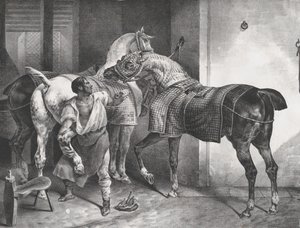 O ferreiro inglês, 1822. de Theodore Gericault