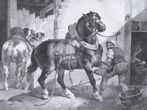 O ferreiro francês, 1822. de Theodore Gericault