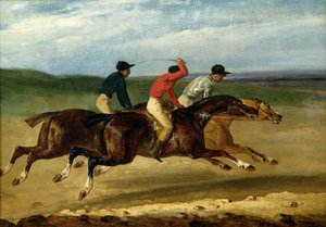 A corrida de cavalos de Theodore Gericault