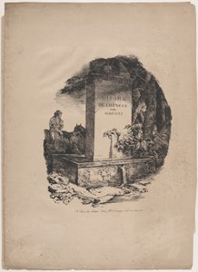 Beberouro, página de rosto de «Estudos sobre Cavalos» (Études de Chevaux) de Theodore Gericault
