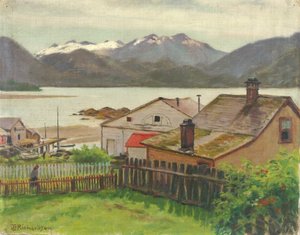 No bairro antigo, Sitka, 1900.