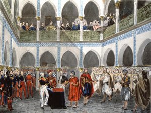 Governador Clauzel em Argel de Theodore Leblanc