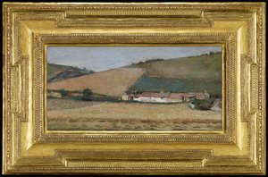 Quinta entre colinas, Giverny de Theodore Robinson