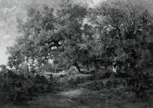 Paisagem, c. 1860. de Theodore Rousseau