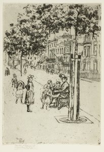 Chelsea Crianças, Chelsea Embankment de Theodore Roussel