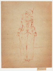 Pierrot en Pied, Retrato da Senhora A. C. de Theodore Roussel
