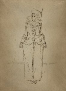 Pierrot en Pied, Retrato da Senhora A. C. de Theodore Roussel
