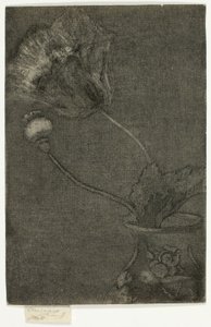 Papoula em um vaso de Theodore Roussel