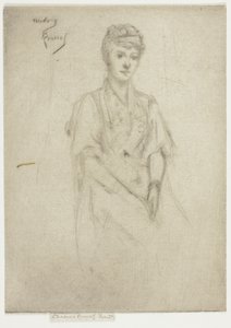 Retrato da Sra. Cyprian Williams em fantasia de Theodore Roussel