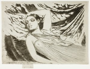 O Modelo Adormecido ou O Adormecido de Theodore Roussel