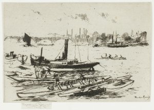 O lançamento do Steam, Chelsea Embankment de Theodore Roussel