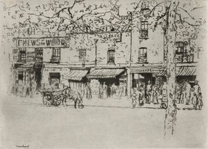 A rua, Chelsea Embankment de Theodore Roussel