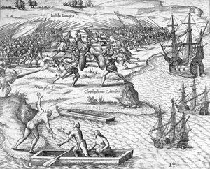 paisagem de Theodore de Bry
