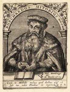 Burkhard Mithoff, anatomista e médico de Theodore de Bry