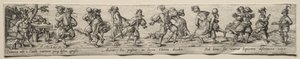 Dança dos Camponeses. de Theodore de Bry