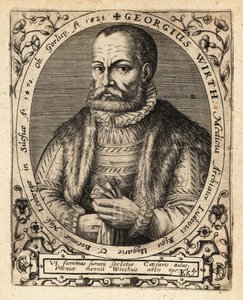 George Wirth, médico alemão, nascido em Gorlice 1424. de Theodore de Bry