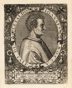 Giovanni Boccaccio, escritor italiano. de Theodore de Bry